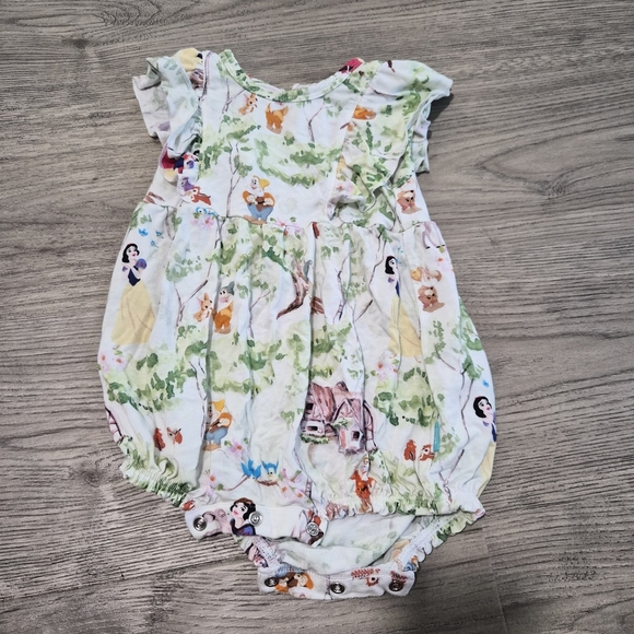 Posh Peanut Snow White Bubble Romper - Picture 1 of 1